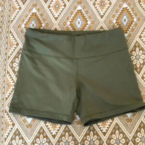 Army Green IAB MFG Workout Shorts Crossfit Bootcamp Running No-Ride Size Small